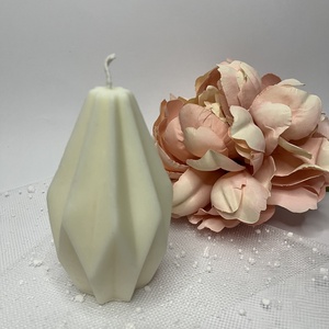 Álló geometriai formagyertya , Otthon & Életmód, Gyertya, illat, aroma, Illatviasz, Gyertya-, mécseskészítés, MESKA