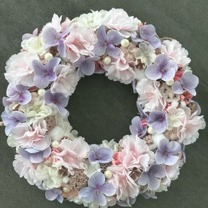 Virágos koszorú - Meska.hu