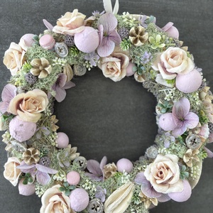 Virágos koszorú - Meska.hu