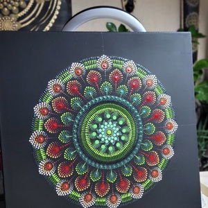 Lüktető erőtér mandala - otthon & életmód - dekoráció - spiritualitás - mandala - Meska.hu