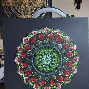 Lüktető erőtér mandala - otthon & életmód - dekoráció - spiritualitás - mandala - Meska.hu