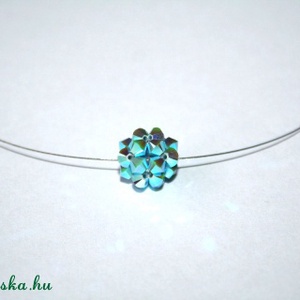 Leila hercegnő - Swarovski bogyós nyakék, türkiz - Meska.hu
