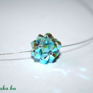 Leila hercegnő - Swarovski bogyós nyakék, türkiz -  - Meska.hu