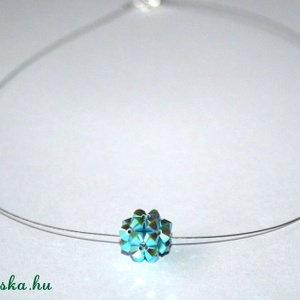 Leila hercegnő - Swarovski bogyós nyakék, türkiz -  - Meska.hu