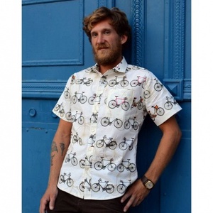 Bicikli mintás férfi ing -  - Meska.hu