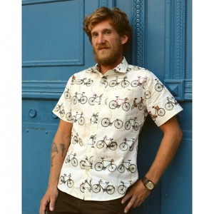 Bicikli mintás férfi ing -  - Meska.hu