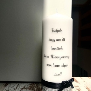 Emlék gyertya (esküvőre), Esküvő, Dekoráció, Gyertya & Gyertyatartó, Gyertya-, mécseskészítés, Mindenmás, MESKA