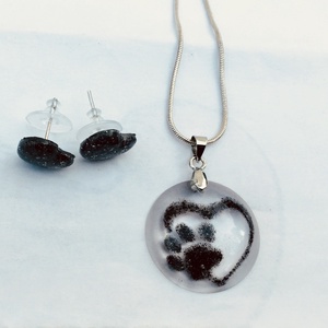 Kisállat (kutya, macska...) kegyeleti medál, kegyeleti ékszer - ékszer - nyaklánc - medálos nyaklánc - Meska.hu