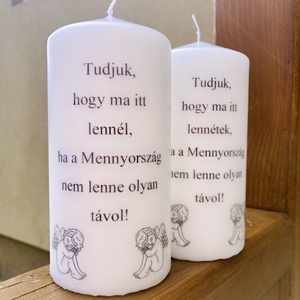 Emlék gyertya (esküvőre), Esküvő, Dekoráció, Gyertya & Gyertyatartó, Gyertya-, mécseskészítés, Mindenmás, MESKA