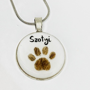 Kisállat (kutya, macska...) kegyeleti medál, kegyeleti ékszer - ékszer - nyaklánc - medálos nyaklánc - Meska.hu