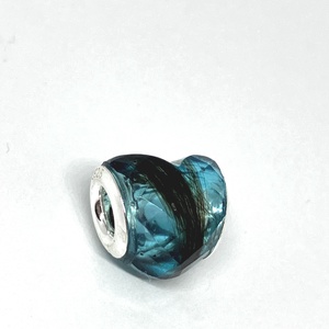 Szív alakú pandora gyöngy hajjal - ékszer - nyaklánc - medálos nyaklánc - Meska.hu