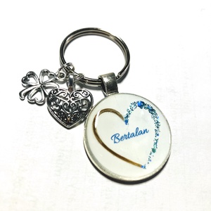 Hajjal készült emlékőr kulcstartó - táska & tok - kulcstartó & táskadísz - kulcstartó - Meska.hu