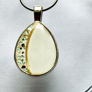 Hajjal vagy szőrrel készült emlék ékszer - ékszer - nyaklánc - medálos nyaklánc - Meska.hu