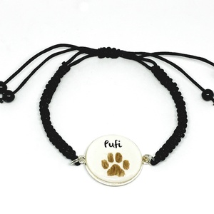 Kisállat (kutya, macska...) kegyeleti karkötő - ékszer - nyaklánc - medálos nyaklánc - Meska.hu