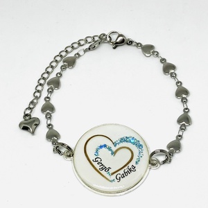 Babahajas,  hajtincses emlékőr karlánc , Ékszer, Karkötő, Lánc karkötő, Ékszerkészítés, MESKA