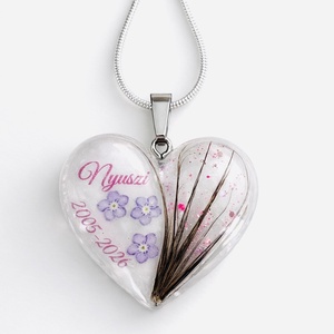 Kisállat (kutya, macska...) kegyeleti medál, kegyeleti ékszer - Meska.hu