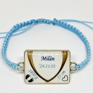 Téglalap alakú Babahajas karkötő - ékszer - nyaklánc - medálos nyaklánc - Meska.hu