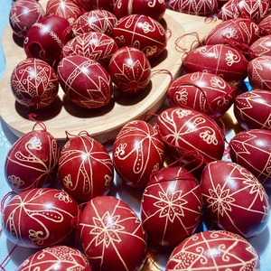 Festett tojások - otthon & életmód - dekoráció - dísztárgy - Meska.hu