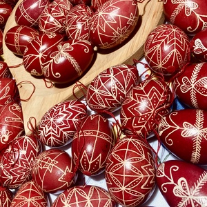 Festett tojások - otthon & életmód - dekoráció - dísztárgy - Meska.hu