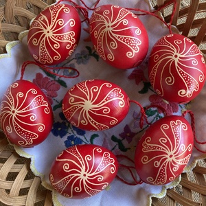 Hímes tojások - ünnepi díszek, dekorációk - húsvéti díszek és dekorációk - húsvéti tojás, hímestojás - Meska.hu