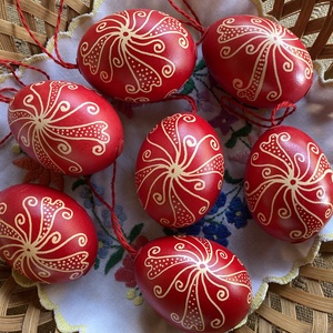 Hímes tojások - ünnepi díszek, dekorációk - húsvéti díszek és dekorációk - húsvéti tojás, hímestojás - Meska.hu