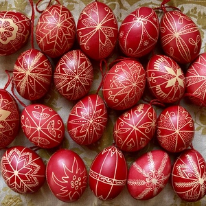 Hímes tojások, Ünnepi díszek, dekorációk, Húsvéti díszek és dekorációk, Húsvéti tojás, hímestojás, Tojásfestés, MESKA