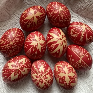 Hímes tojások - ünnepi díszek, dekorációk - húsvéti díszek és dekorációk - húsvéti tojás, hímestojás - Meska.hu