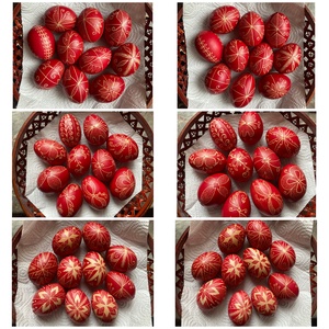 Hímes tojások, Ünnepi díszek, dekorációk, Húsvéti díszek és dekorációk, Húsvéti tojás, hímestojás, Tojásfestés, MESKA