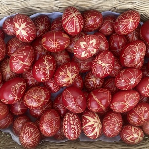 Hímes tojások - ünnepi díszek, dekorációk - húsvéti díszek és dekorációk - húsvéti tojás, hímestojás - Meska.hu