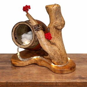 Sevie Atelier � Fényfolyam No. 02, Otthon & Életmód, Lámpa, Hangulatlámpa, Famegmunkálás, Újrahasznosított alapanyagból készült termékek, MESKA