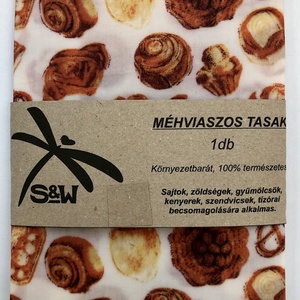 Méhviaszos tasak S-es (Péksütis) - otthon & életmód - konyhafelszerelés, tálalás - konyhai textil - szalvéta - Meska.hu