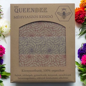Méhviaszos kendő csomag (Bordó virágos), Otthon & Életmód, Konyhafelszerelés, tálalás, Konyhai textil, Szalvéta, Mindenmás, MESKA