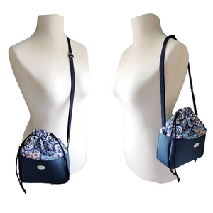 Portugál csempe mintás különleges női táska - Vödör táska  - táska & tok - kézitáska & válltáska - válltáska - Meska.hu