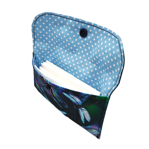 Szitakötős Papírzsebkendő tartó - Patentos zsebkendőtartó  - táska & tok - pénztárca & más tok - zsebkendőtartó tok - Meska.hu