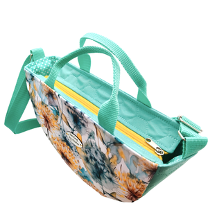 Pitypangos 2in1 női táska - kézitáska / válltáska - Mustár és menta  - táska & tok - variálható táska - Meska.hu