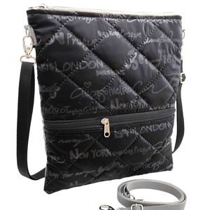 Készleten! - Ha akarom ezüst ha akarom fekete Crossbody / Keresztpántostáska - táska & tok - kézitáska & válltáska - vállon átvethető táska - Meska.hu