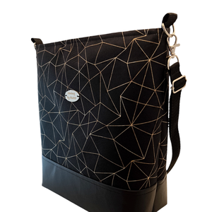 Elegáns geometriai női nagy táska / Crossbody - Több méret - táska & tok - kézitáska & válltáska - válltáska - Meska.hu