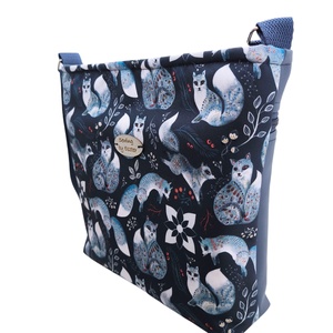 Készleten! - Folkart Rókák mintás crossbody - táska & tok - kézitáska & válltáska - válltáska - Meska.hu