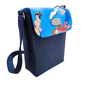 Japán mintás crossbody / Mobiltelefon táska / Mobiltáska / Fesztivál táska - táska & tok - pénztárca & más tok - telefontok - Meska.hu