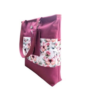 Shopper bag / nagy pakolós táska - Papírzsebkendő tartóval - táska & tok - kézitáska & válltáska - vállon átvethető táska - Meska.hu