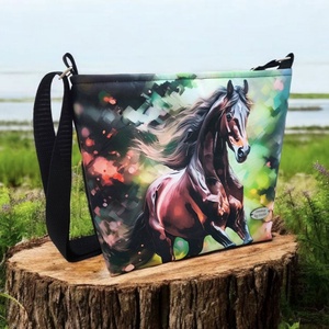 Készleten! - Lovas crossbody / válltáska / keresztpántos táska, Táska & Tok, Kézitáska & válltáska, Válltáska, Varrás, MESKA