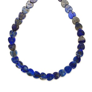 Lapis lazuli szív 6 mm, 38 cm � ásványfüzér, ékszer alapanyag - Meska.hu