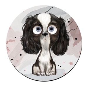 Figyelek Rád - Cuki kutyus mintás bögre alátét, , , MESKA