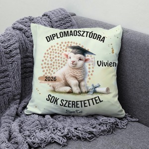 Névvel kérhető Bárány mintás párna - 2026 évi Ballagásra - otthon & életmód - lakástextil - párna & párnahuzat - díszpárna (belsővel együtt) - Meska.hu