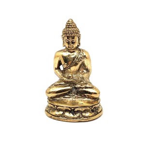 Réz figura Buddha gyógyító arany 6,5x4cm, , , MESKA