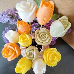 Örök virágszálak- illatvirágok - otthon & életmód - gyertya, illat, aroma - illatviasz - Meska.hu