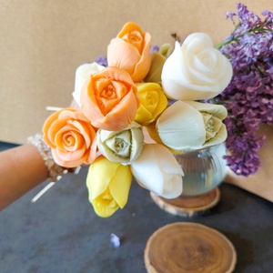 Örök virágszálak- illatvirágok - otthon & életmód - gyertya, illat, aroma - illatviasz - Meska.hu