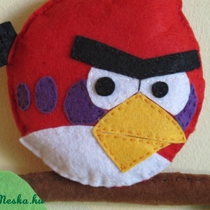 Angry birds_piros madár névtábla -  - Meska.hu