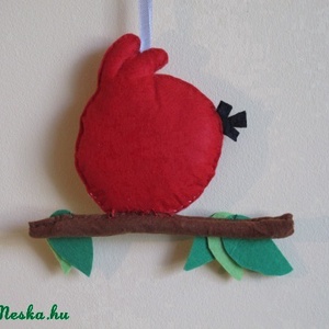 Angry birds_piros madár névtábla -  - Meska.hu