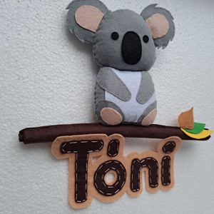 Koala névtábla  - otthon & lakás - babaszoba, gyerekszoba - gyerek névtábla - Meska.hu